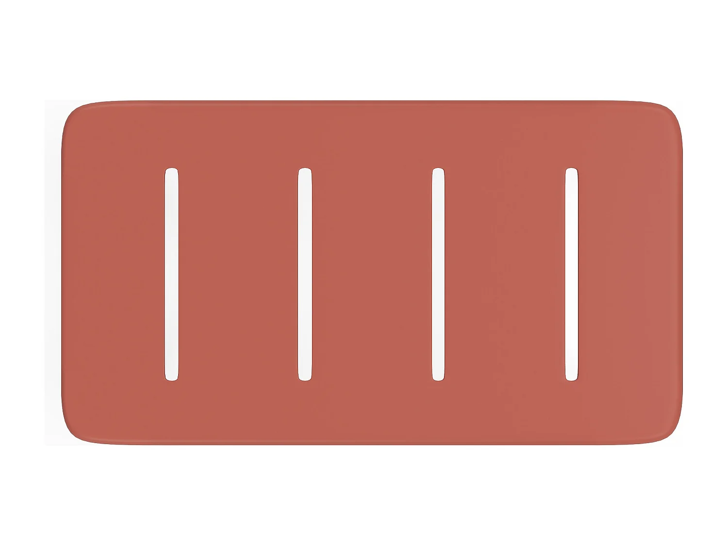 Salon de jardin en métal : un banc, 2 fauteuils bas et une table basse - Terracotta - BIRMOS de MYLIA