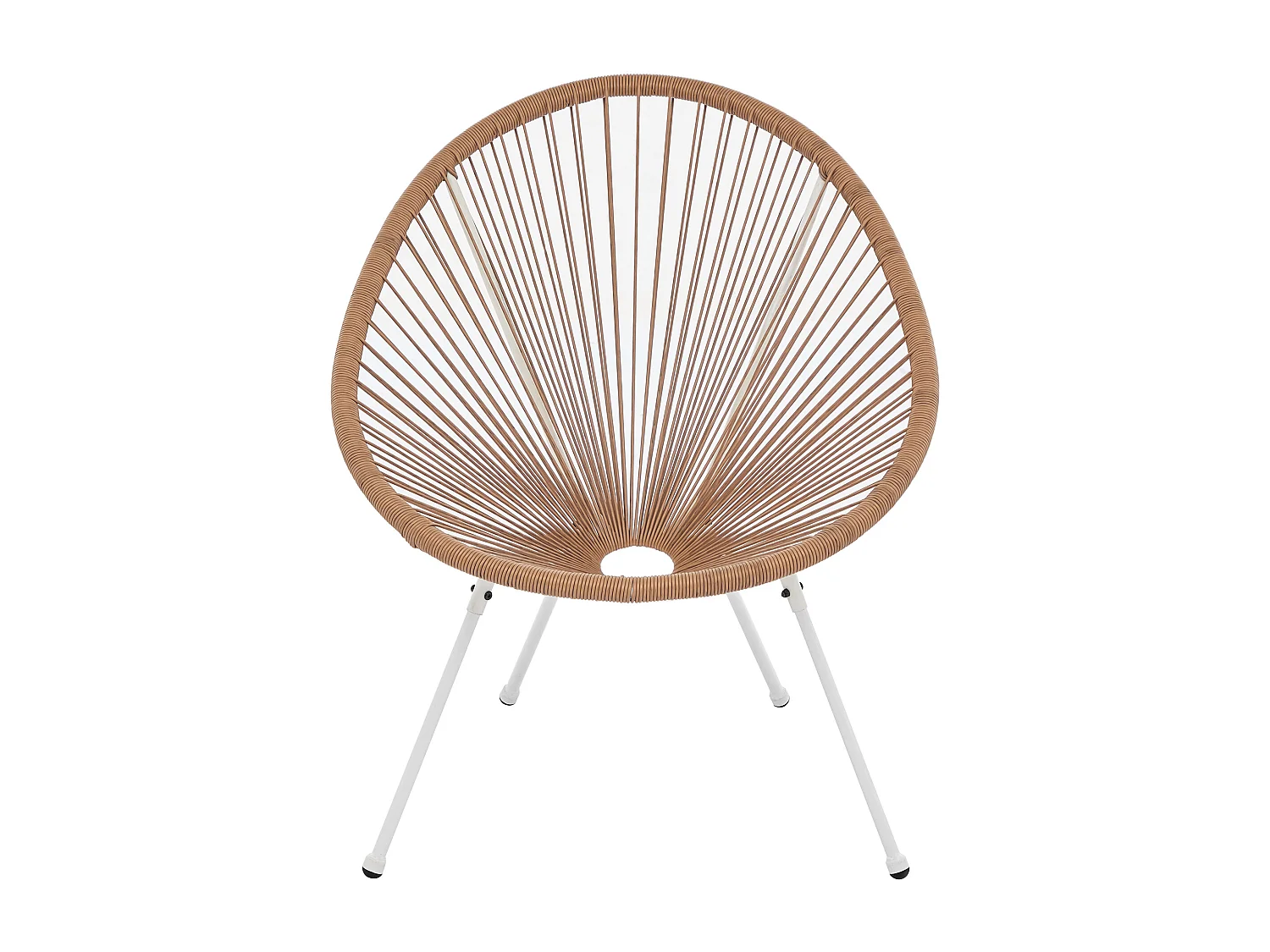 Lot de 2 fauteuils de jardin en fils de résine tressés - Naturel clair - ALIOS III de MYLIA