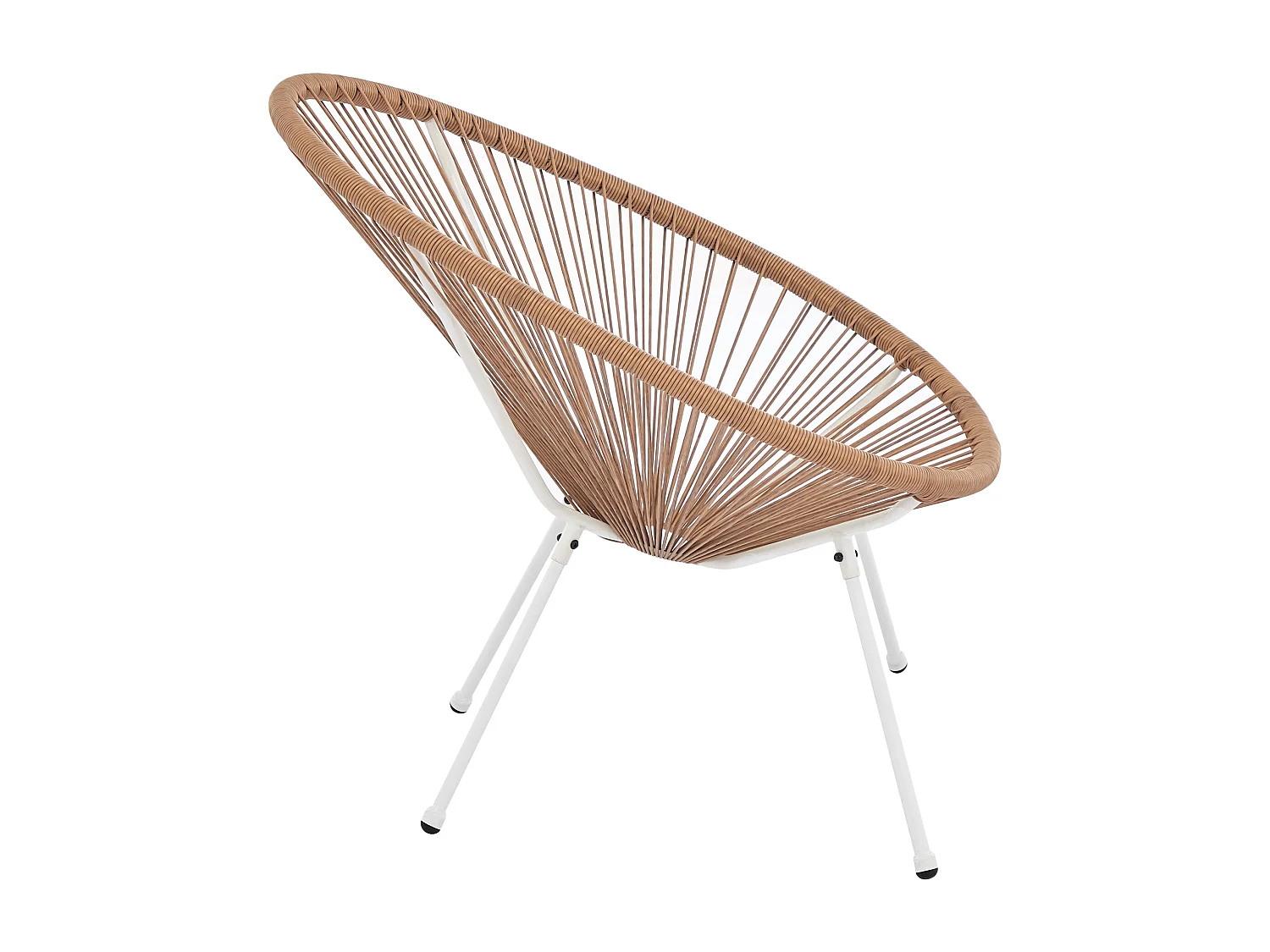 Lot de 2 fauteuils de jardin en fils de résine tressés - Naturel clair - ALIOS III de MYLIA