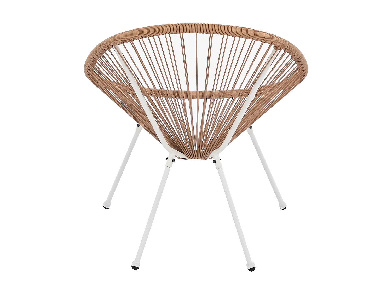 Lot de 2 fauteuils de jardin en fils de résine tressés - Naturel clair - ALIOS III de MYLIA