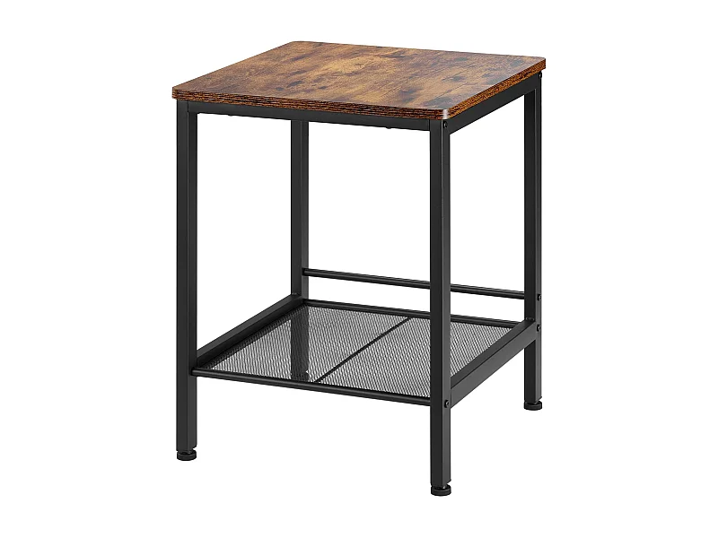 Salontafels SucceBuy, Set van 3, Industriële Salontafel van 105 x 60 x 46 cm, met Metalen Poten, Meubel voor Kantoor, Woonkamer en Appartement