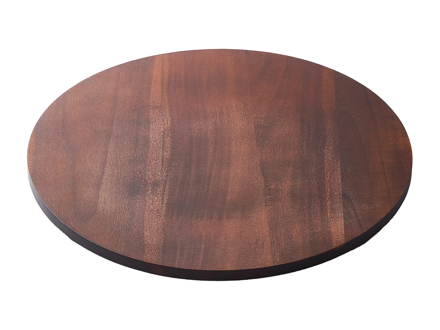 Rundes Drehtablett SucceBuy für den Tisch, 61 cm, um 360° drehbares Serviertablett, Tischdekoration aus Akazienholz, für Familienfeiern