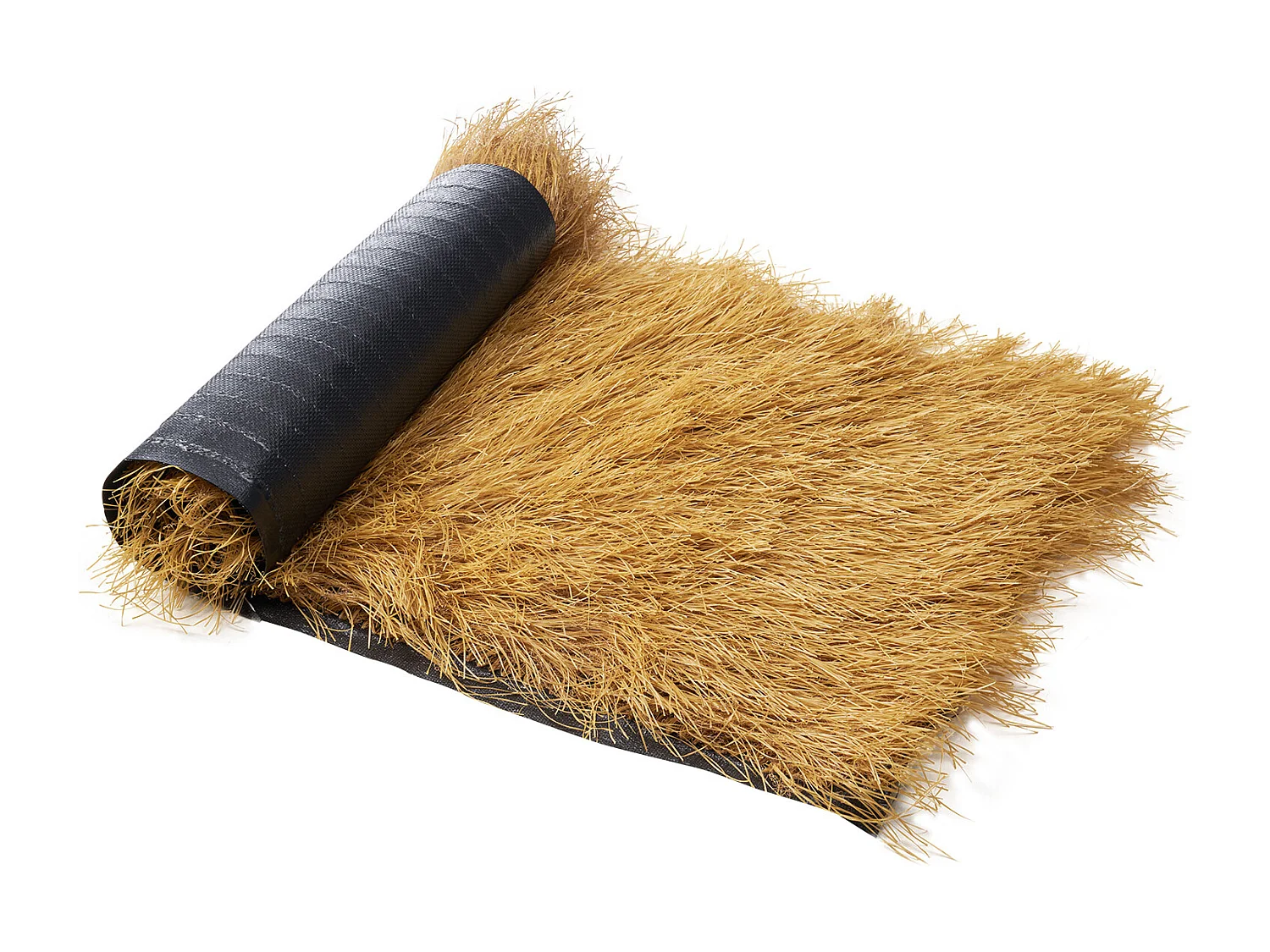 Toiture en Chaume Artificielle SucceBuy, 0,5 x 6 m, Rouleau de Chaume Artificiel, Tapis de Toit de Bar Cabane, Résistant à la Chaleur, pour Terrasse, Piscine