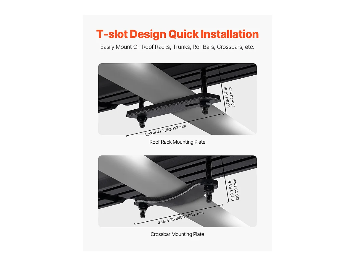 Réservoir d'eau SucceBuy pour Galerie de Toit de 30L, Réservoir Multi-Distributeur en Aluminium avec Pare-Éclaboussures, Fente en T