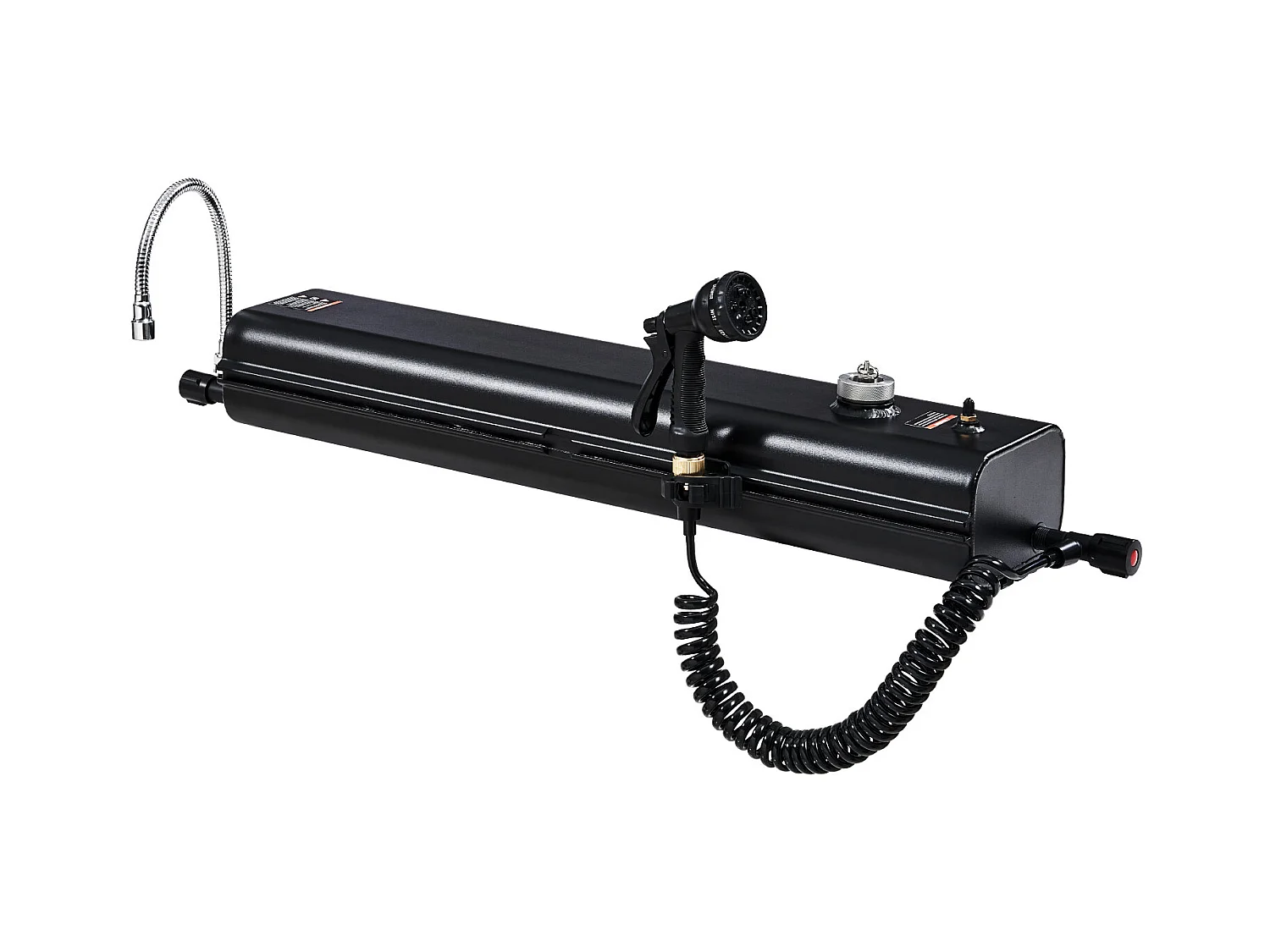 Réservoir d'eau SucceBuy pour Galerie de Toit, Capacité de 15L, Réservoir Extérieur Multi-Distribution avec 2 Panneaux Anti-Éclaboussures