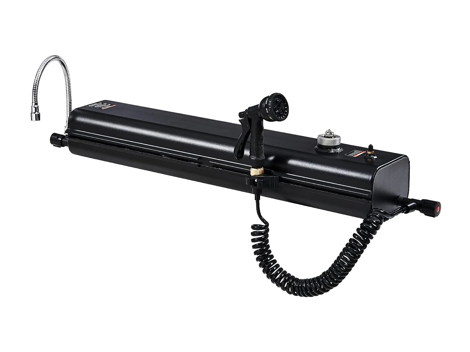 Réservoir d'eau SucceBuy pour Galerie de Toit, Capacité de 15L, Réservoir Extérieur Multi-Distribution avec 2 Panneaux Anti-Éclaboussures