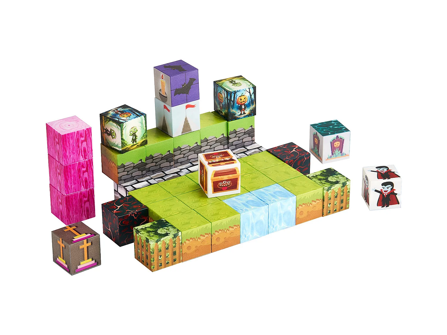 Construction Magnétique Enfant SucceBuy, 100 PCS Blocs de Construction Magnétiques, pour Cadeau d'Anniversaire, de Noël, les Garçons et Filles de 3 Ans et Plus