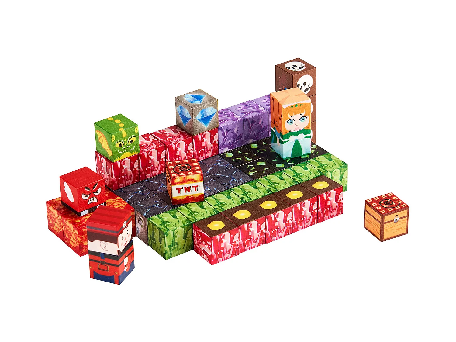 Construction Magnétique Enfant SucceBuy, 100 PCS Blocs de Construction Magnétiques, Château Sombre, pour Cadeau Anniversaire, Garçons, Filles 3 Ans et Plus