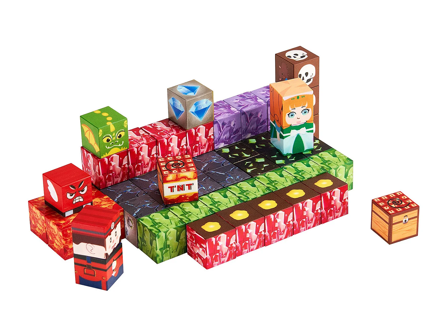 Construction Magnétique Enfant SucceBuy, 100 PCS Blocs de Construction Magnétiques, Château Sombre, pour Cadeau Anniversaire, Garçons, Filles 3 Ans et Plus