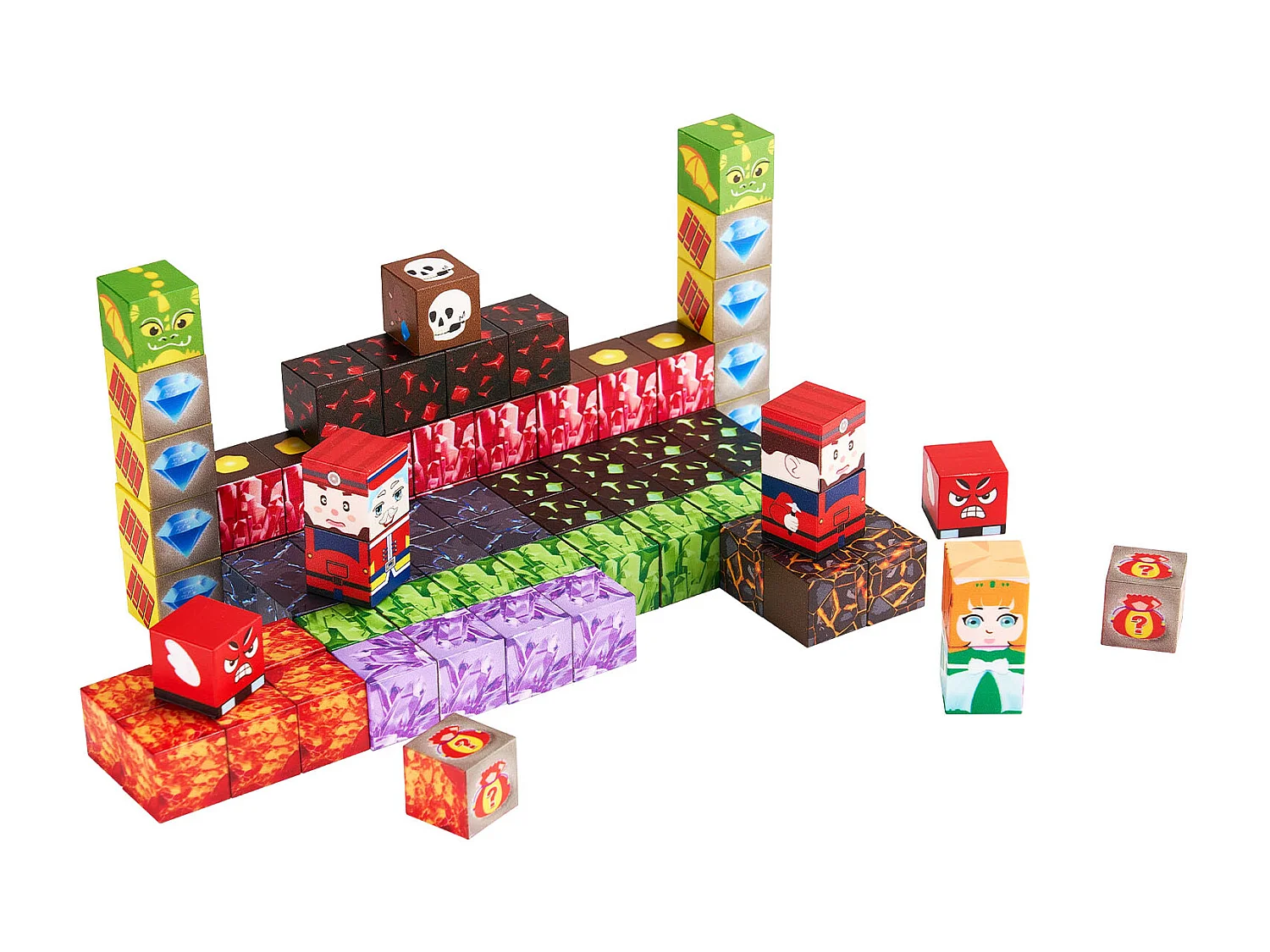 Construction Magnétique Enfant SucceBuy, 150 PCS Blocs de Construction Magnétiques, Château Sombre, pour Cadeau Anniversaire, Garçons, Filles 3 Ans et Plus