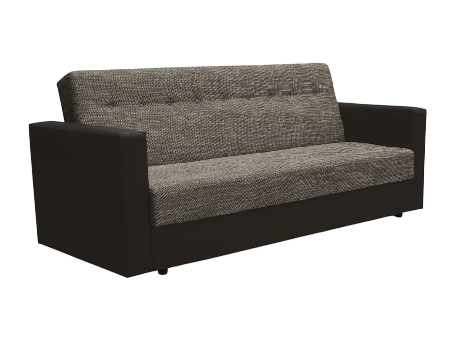 BEDANTE SOFA WIND mit Schlaffunktion KORNET04+DOLARO33 Braun mit Stauraum Bettkasten Wohnzimmersofa Couch Sofa Bettsofa Bettkasten Bettcouch