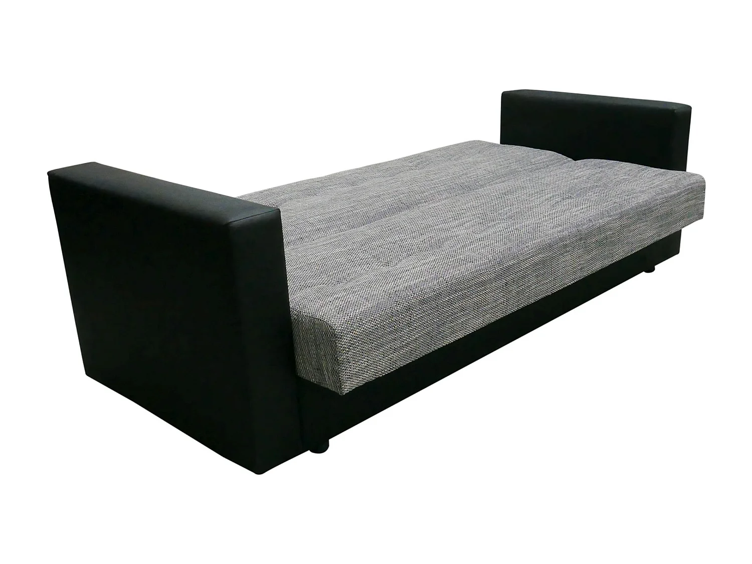 BEDANTE SOFA WIND mit Schlaffunktion KORNET10+SAWANA13 Schwarz/Rot mit Stauraum Bettkasten Wohnzimmersofa Couch Sofa Bettsofa Bettkasten Bettcouch