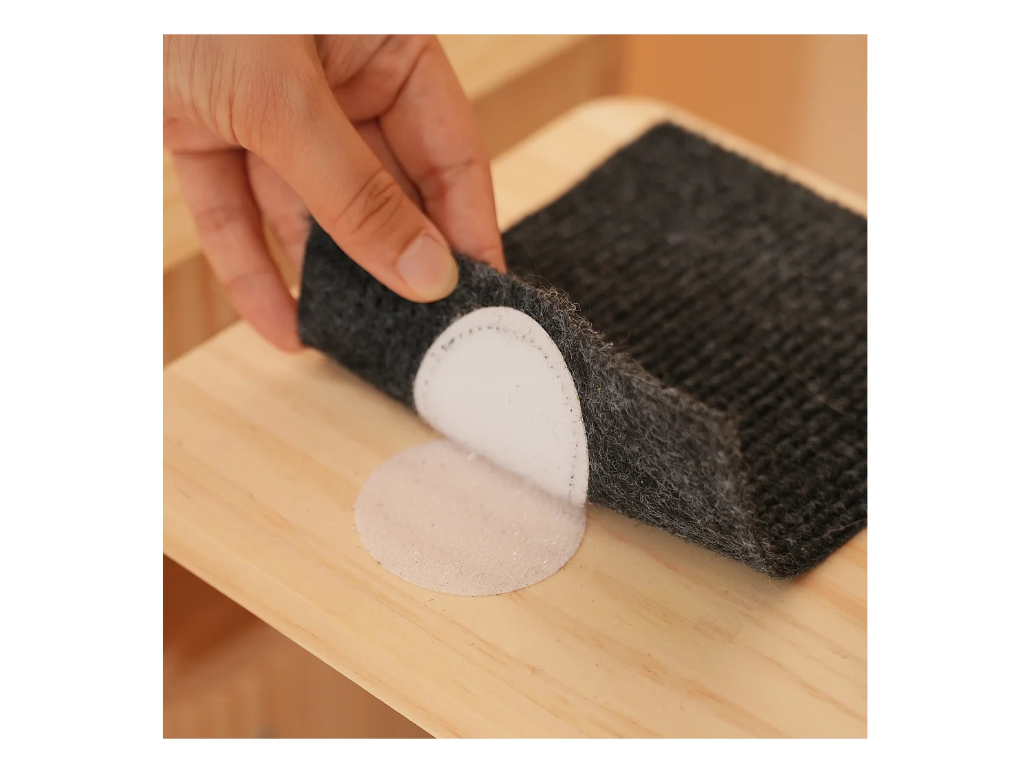 Arbre à chat 80×40×152 cm - avec 4 plateformes - 2 maisons pour chats - rouleau à chat - grattoir pour chat - naturel