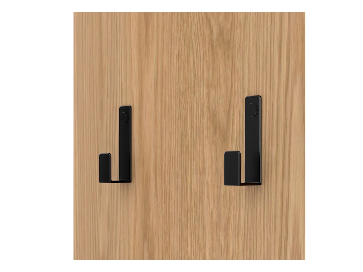 Armoire pour animaux 79x40x160 cm - 2 portes et 2 tiroirs - avec gamelle et tapis - avec crochets - couleur naturelle