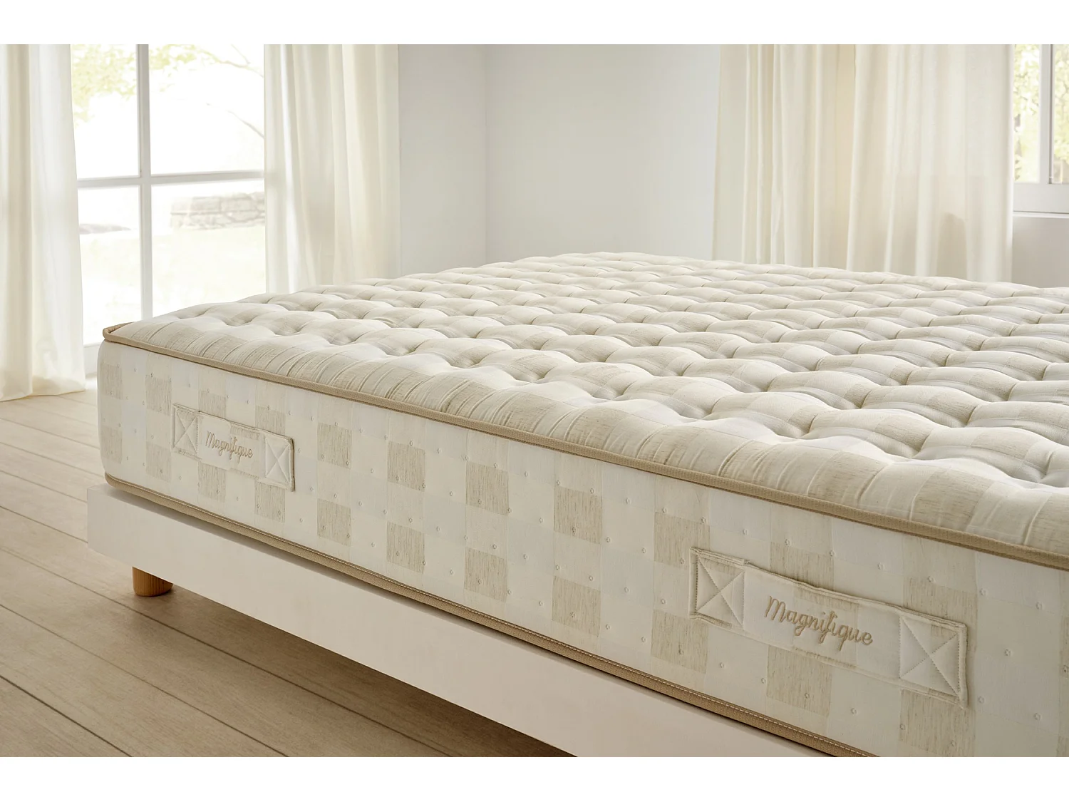 Pocketvering Matras Magnifique 30 cm, 200x200 cm -Moonia