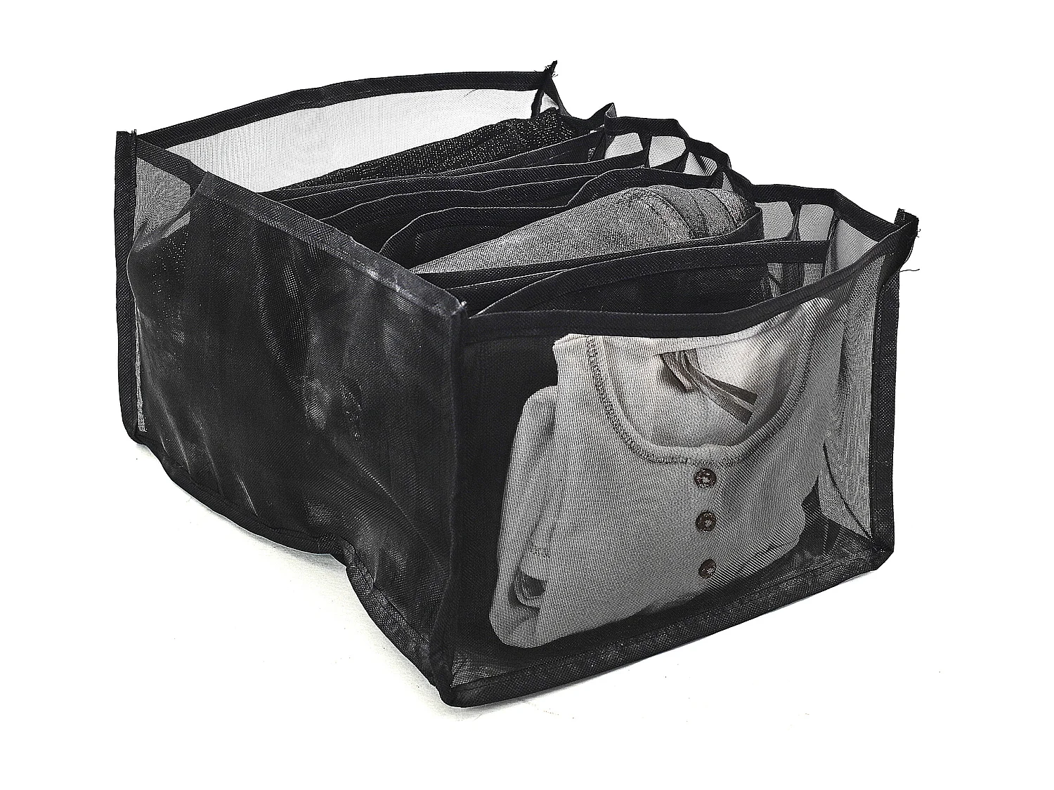 Rangement 9 Vetements 32x25x17cm Noir