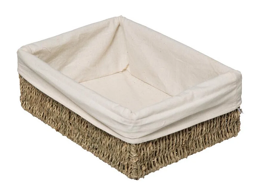 Lot de 2 Paniers en Roseau "Seagrass" 32cm Naturel