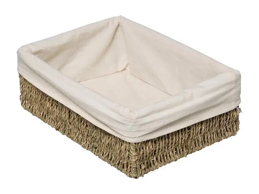 Lot de 2 Paniers en Roseau "Seagrass" 32cm Naturel