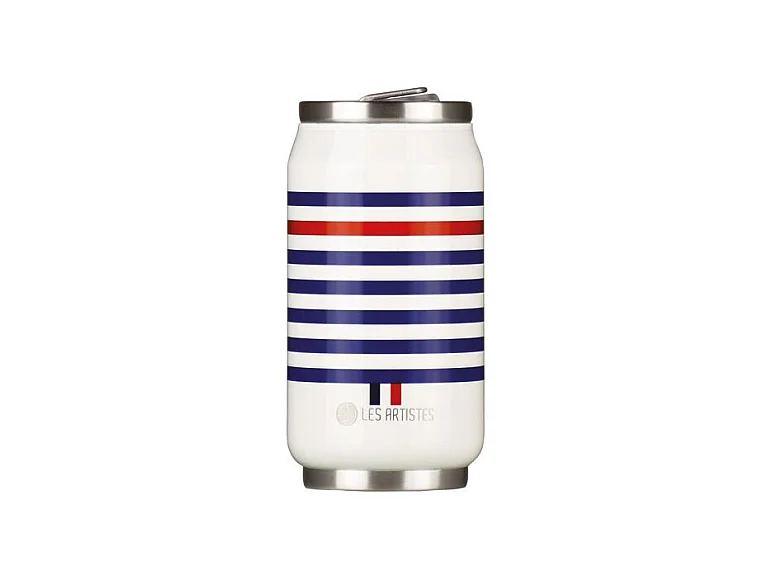 Canette Isotherme 280 ml Sailor Pull Can'It Iconic - Bleu Blanc Rouge Les Artistes