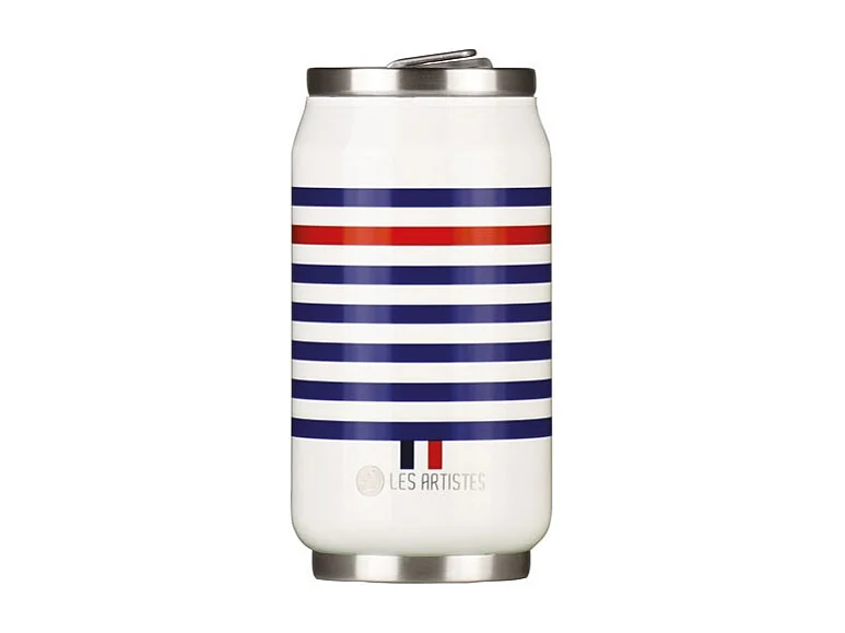 Canette Isotherme 280 ml Sailor Pull Can'It Iconic - Bleu Blanc Rouge Les Artistes