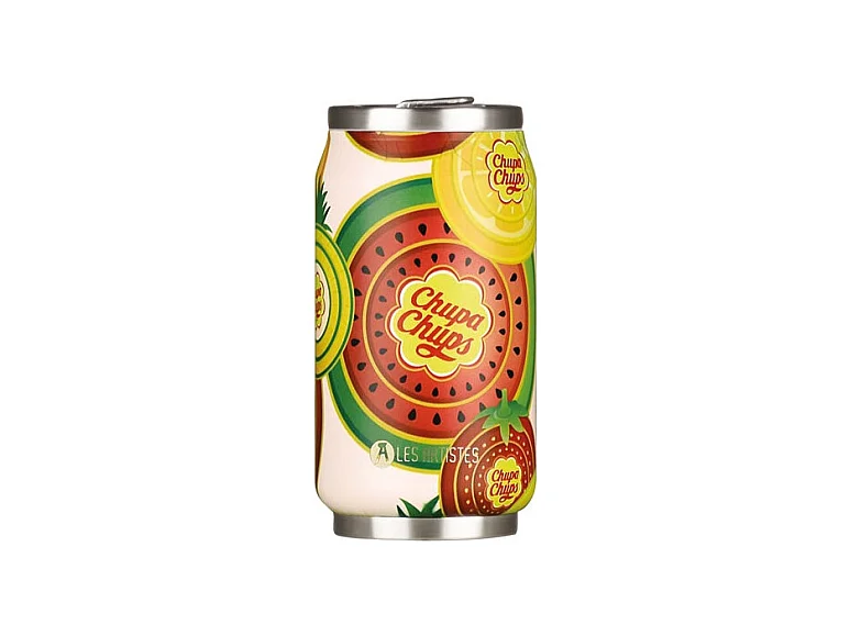 Canette Isotherme 280 ml Chupa Chups Fruit Les Artistes - Pull Can'It Iconic