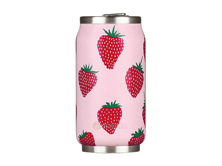 Canette Isotherme 280 ml Fraise Strawberry Les Artistes - Pull Can'It Vintage