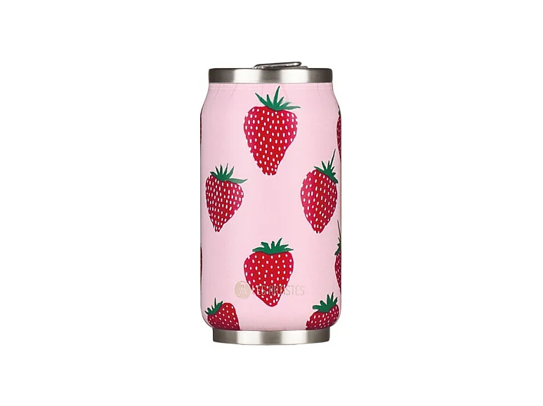 Canette Isotherme 280 ml Fraise Strawberry Les Artistes - Pull Can'It Vintage