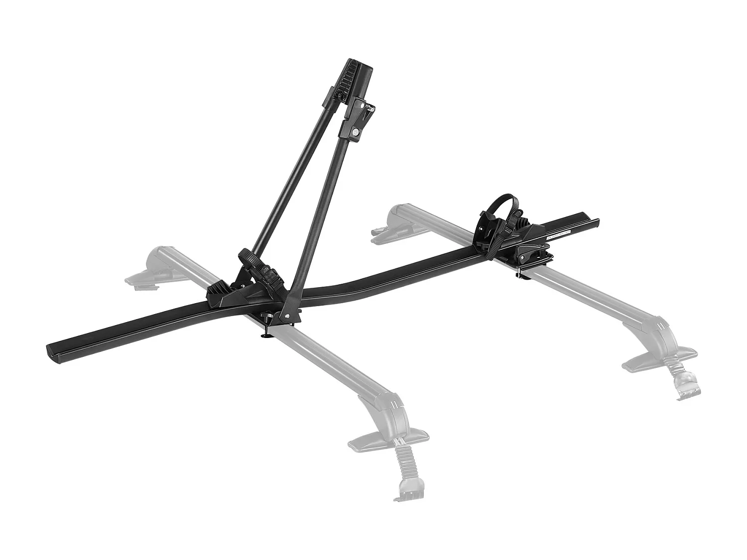 Porte-Vélos SucceBuy de Toit en Aluminium, Capacité de Charge 15 kg, Support pour 1 Vélo, avec Système de Verrouillage Sécurisé, Compatible avec la Plupart