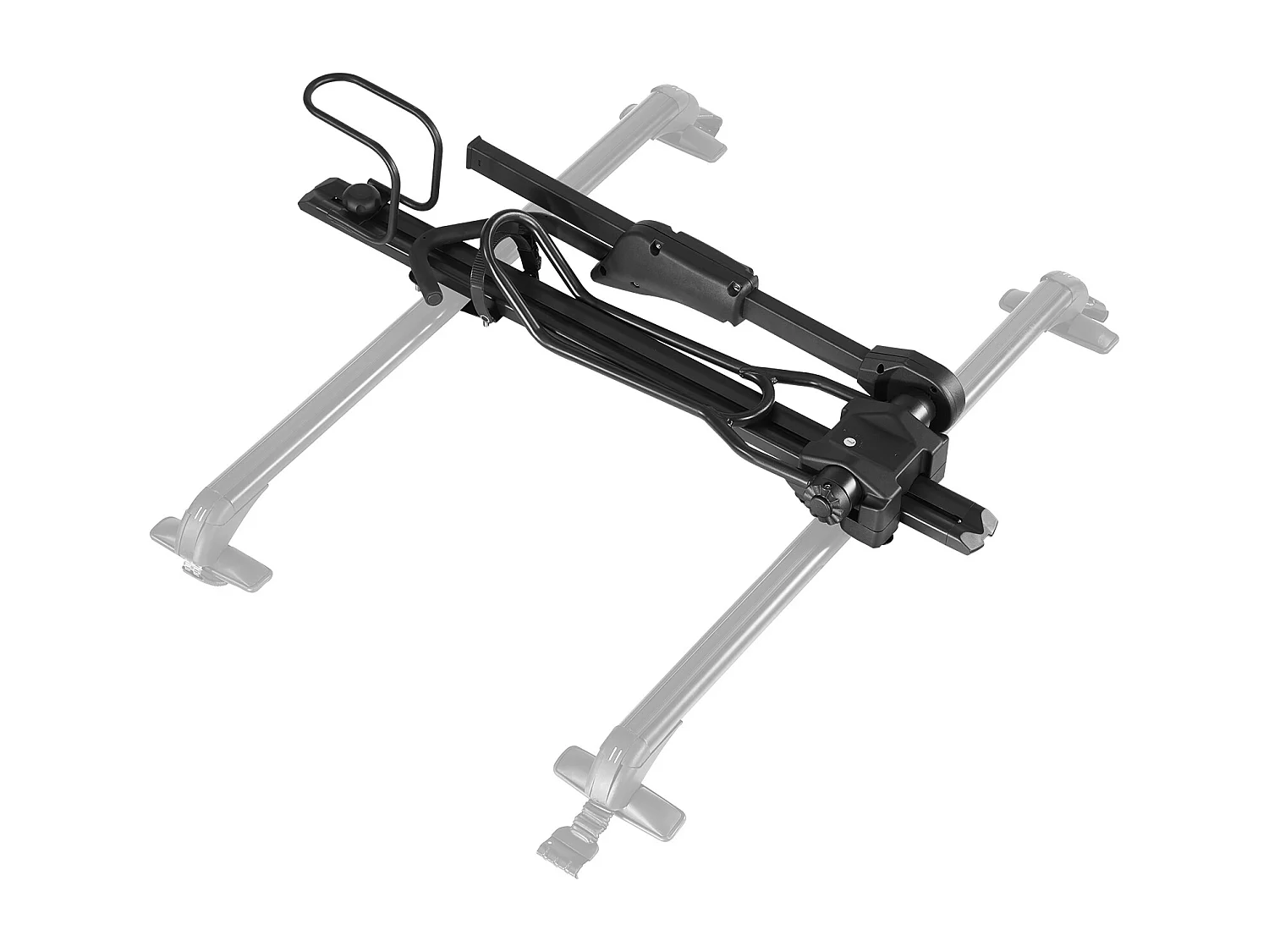 Fietsendragers SucceBuy voor Dak Opvouwbaar, Draagvermogen 15 kg, met Vergrendelingssysteem, Compatibel met T-Sleuf Dwarsbalken