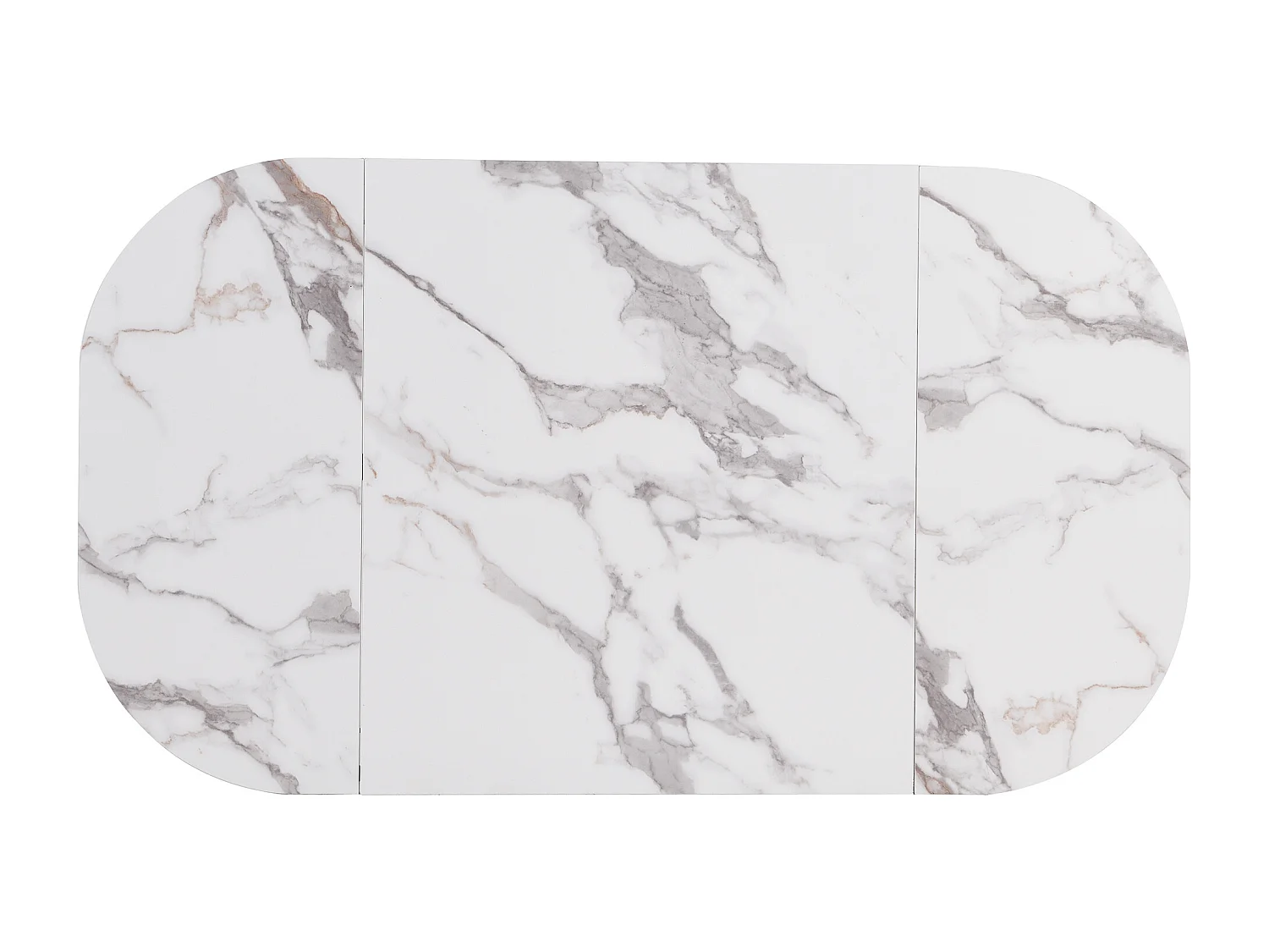 Eetkamerset 6 stoelen - Eetkamerset met grijze kussens en zwart ijzeren frame - witte tafel - voor eetkamer