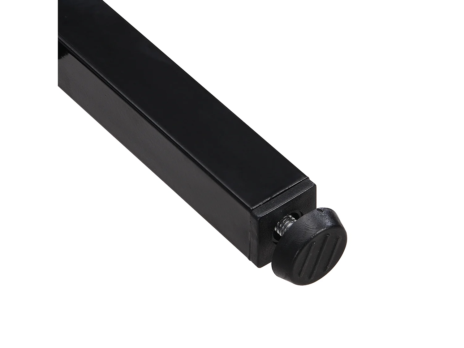 Eetkamerset 6 stoelen - Eetkamerset met grijze kussens en zwart ijzeren frame - witte tafel - voor eetkamer