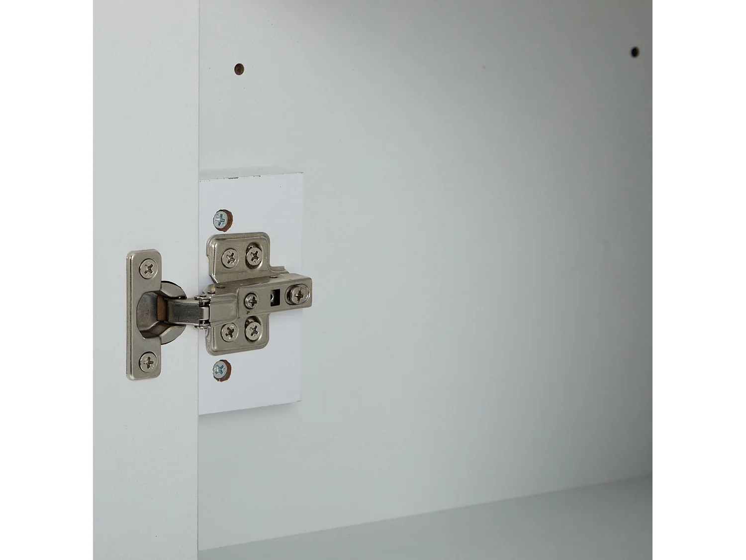 Vitrine 50x35x178 cm LED 1 porte 1 tiroir - meuble de rangement - bois - blanc