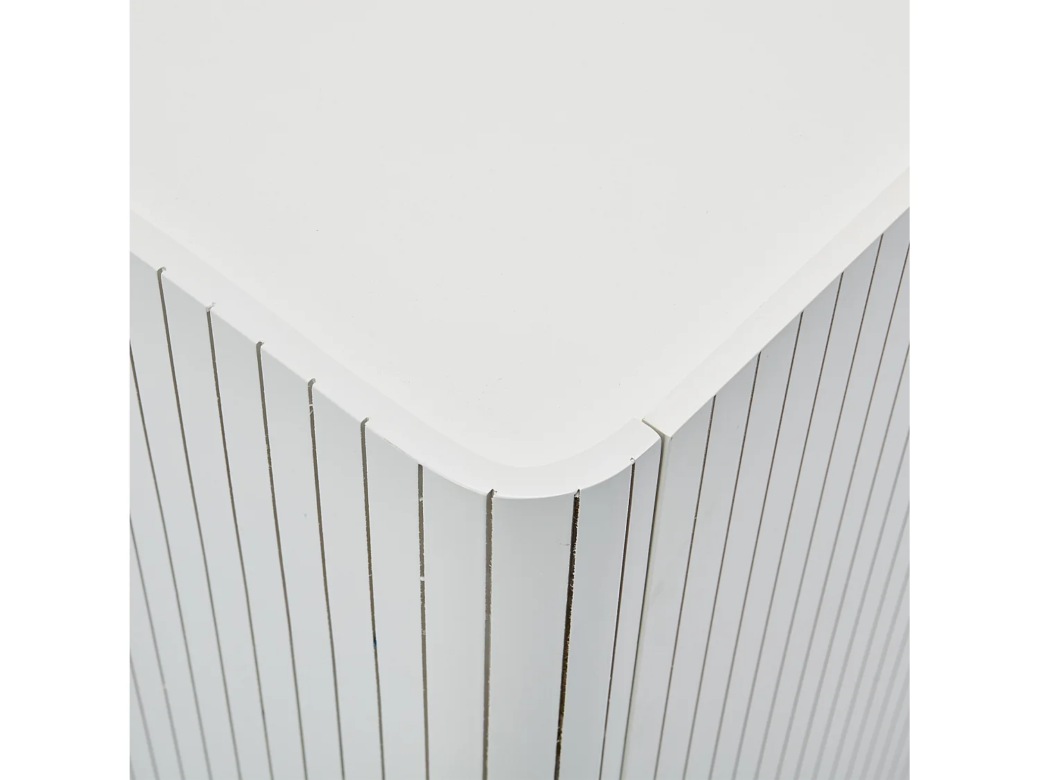 LED eetkamer dressoir met 2 deuren en 3 laden - opbergmeubel - hout - wit (150,5x35x80 cm)