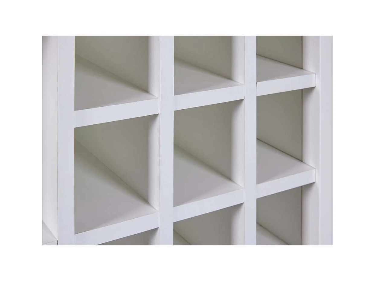 Buffet Avec Range-Bouteilles "Nichole" 124cm Blanc