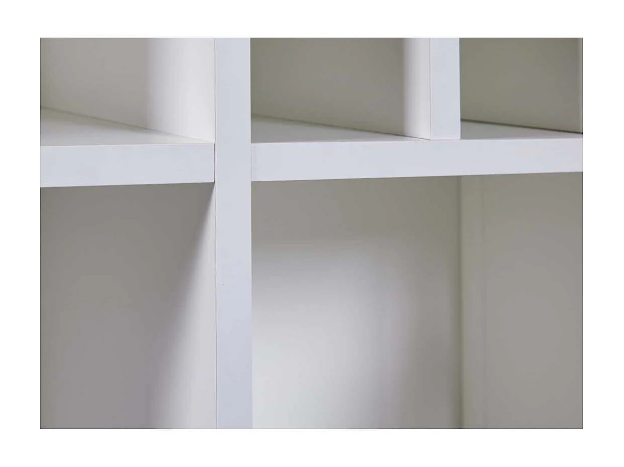 Buffet Avec Range-Bouteilles "Nichole" 124cm Blanc