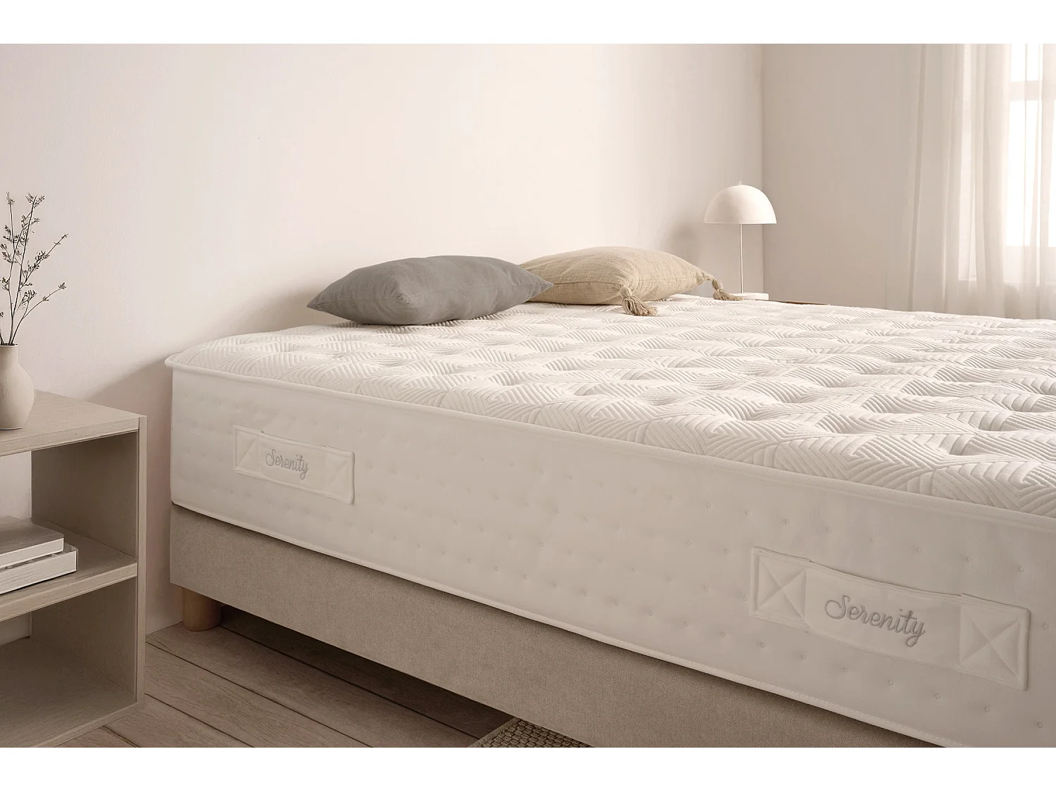 Matelas Ressorts Ensachés Serenity 30 cm, 150x200 cm - Moonia