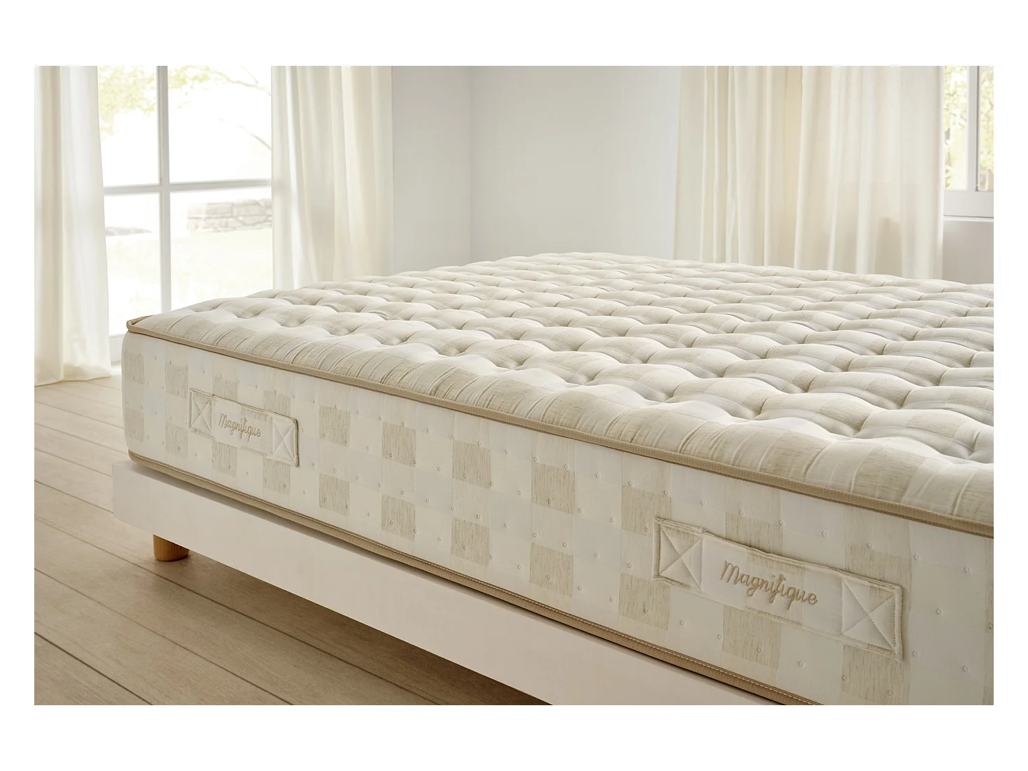 Matelas Ressorts Ensachés Magnifique 30 cm, 80x200 cm - Moonia