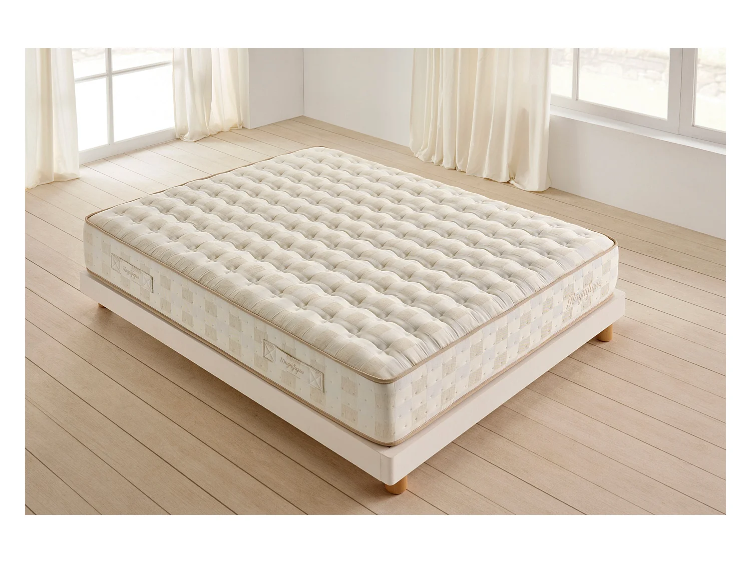 Matelas Ressorts Ensachés Magnifique 30 cm, 80 x 190 cm - Moonia