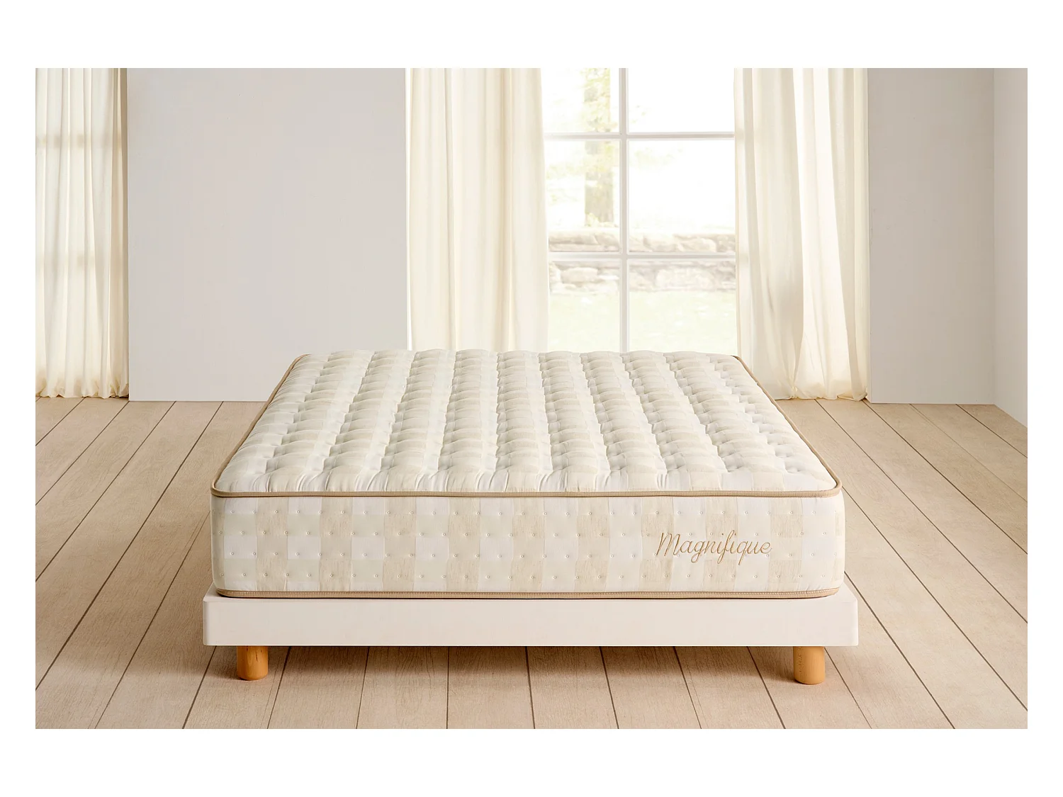 Matelas Ressorts Ensachés Magnifique 30 cm, 135x190 cm - Moonia
