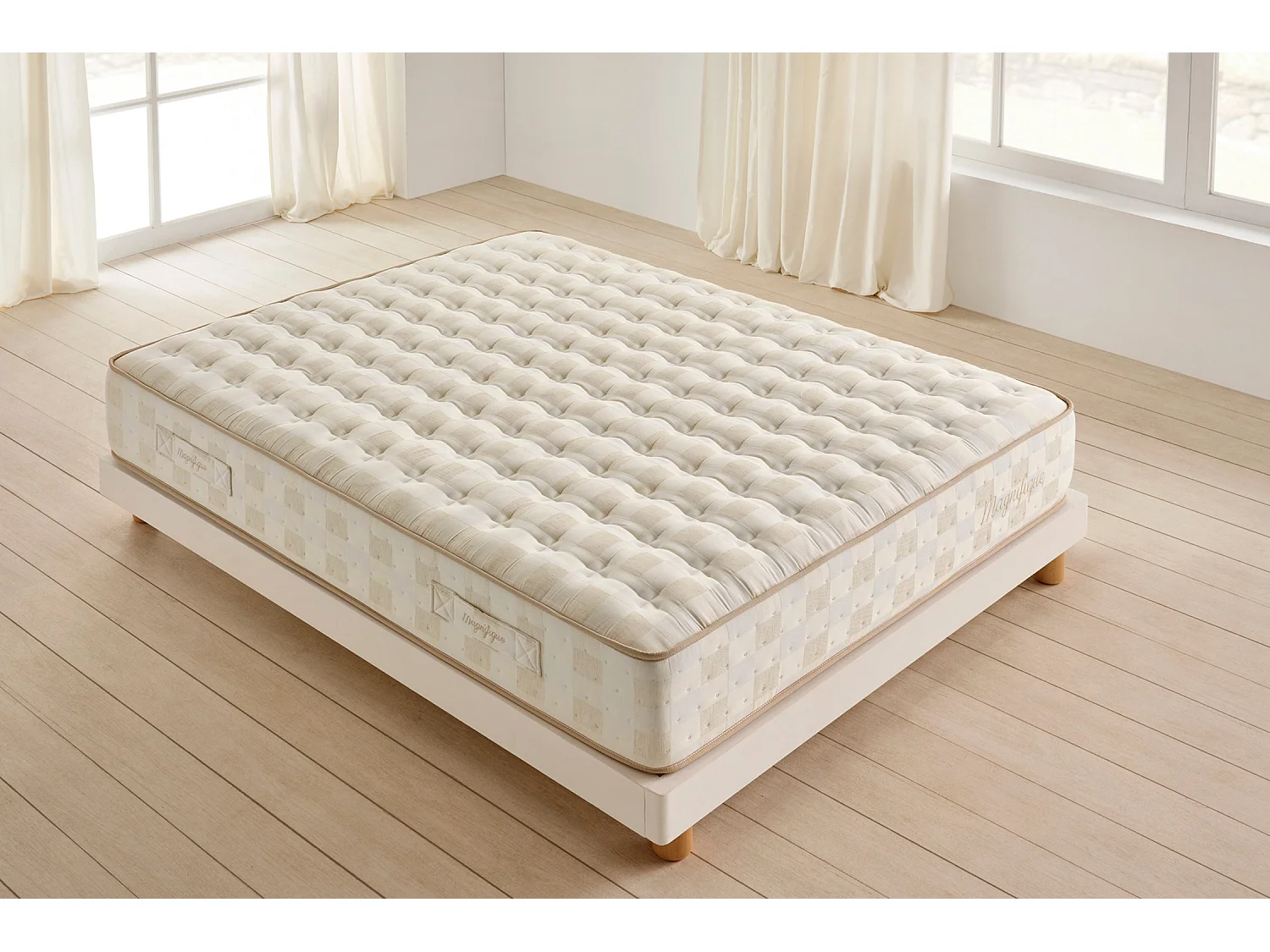 Matelas Ressorts Ensachés Magnifique 30 cm, 135x190 cm - Moonia