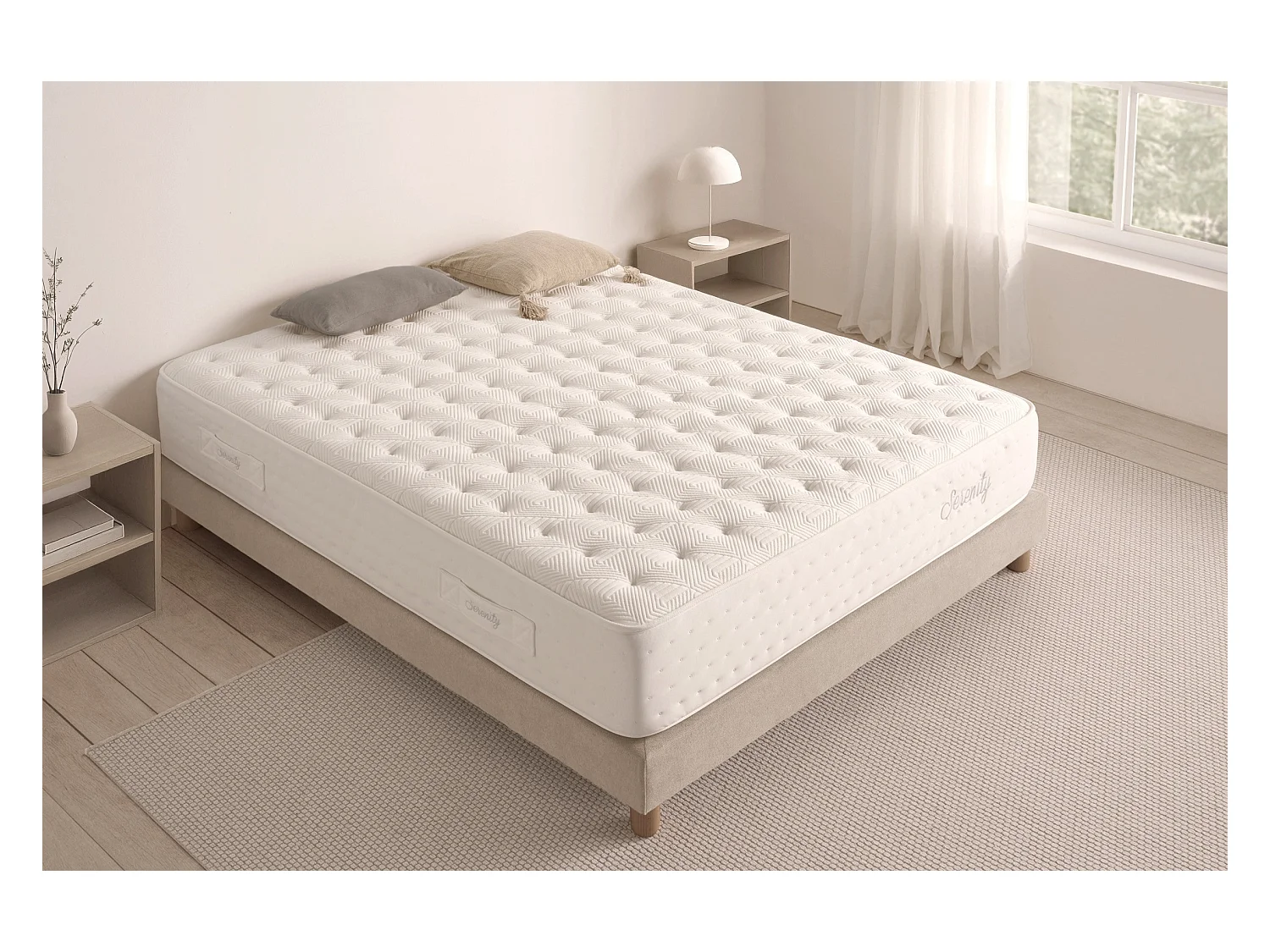 Matelas Ressorts Ensachés Serenity 30 cm, 90x190 cm - Moonia