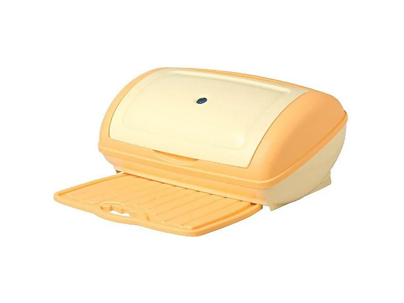Boîte à pain - L 41 cm x l 28 cm x H 19 cm - Jaune