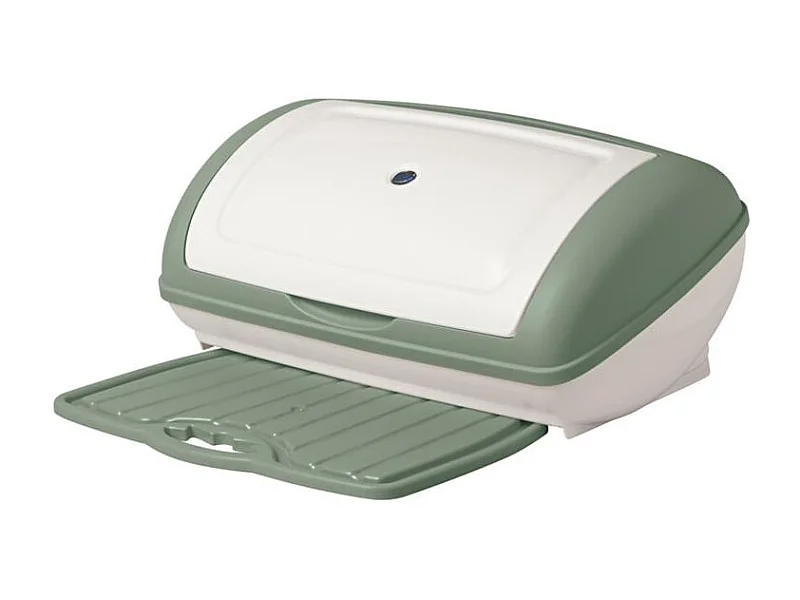 Boîte à pain - L 41 cm x l 28 cm x H 19 cm - Vert