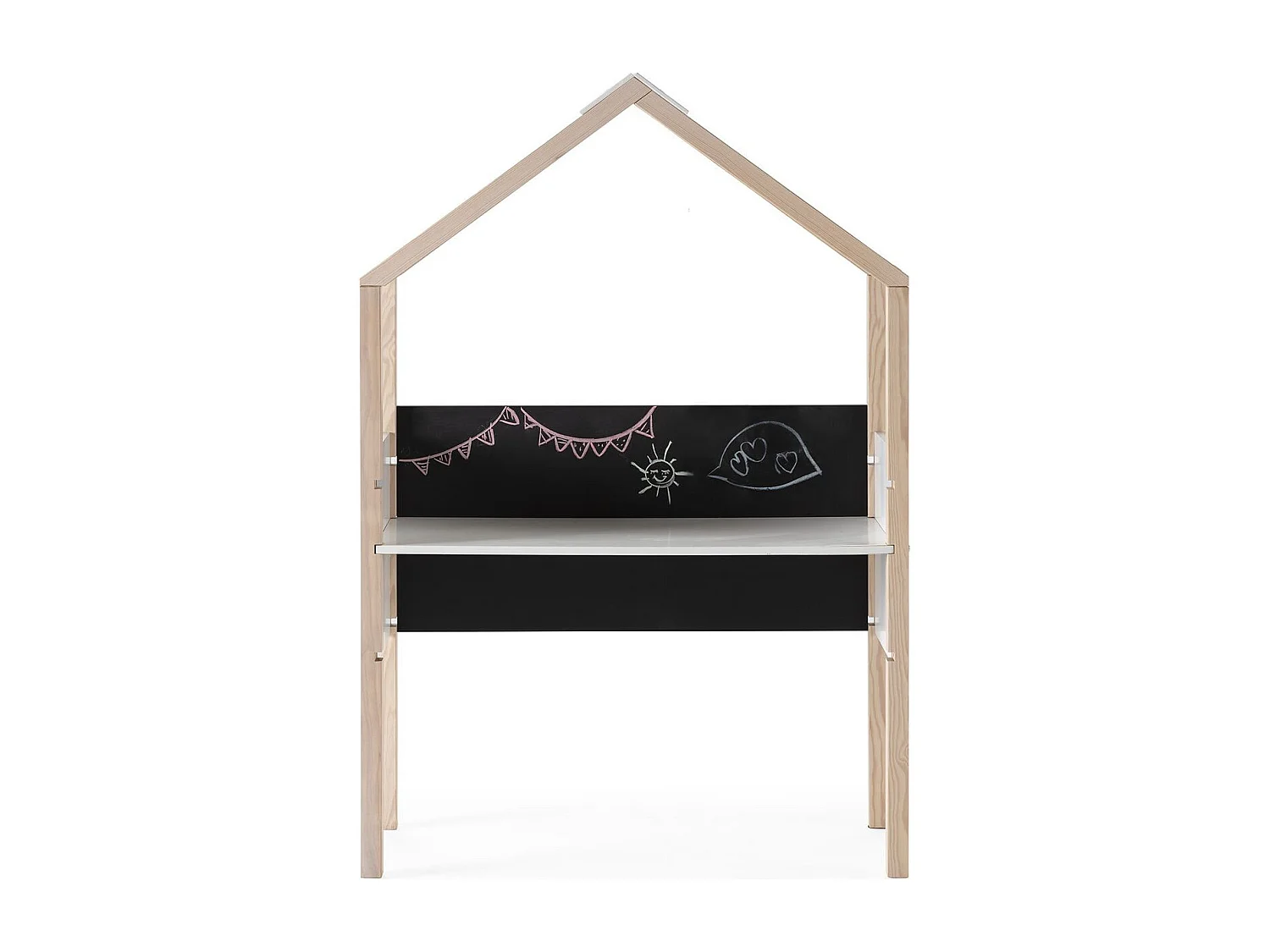 Bureau cabane pour enfant en bois 100 cm - Silia