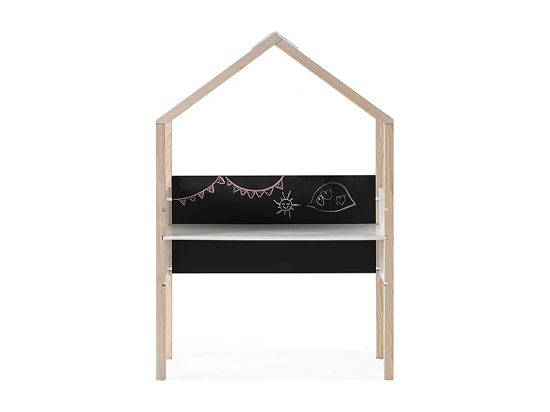 Bureau cabane pour enfant en bois 100 cm - Silia