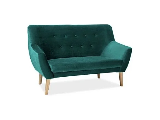 Sofa NORDIC 2 VELVET zielona