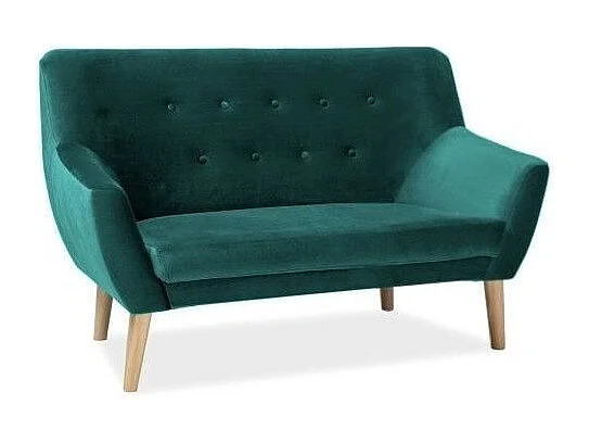 Sofa NORDIC 2 VELVET zielona