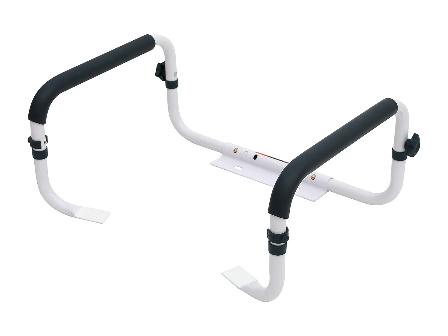 Barre d'Appui pour WC SucceBuy, Cadre Toilette Sécurisé en Acier Charge 136 kg, pour Sécurité des Handicapés