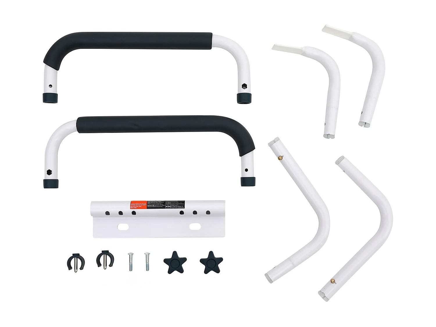 Barre d'Appui pour WC SucceBuy, Cadre Toilette Sécurisé en Acier Charge 136 kg, pour Sécurité des Handicapés