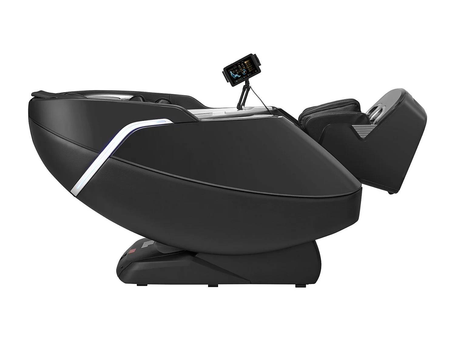 Fotel Masujący SucceBuy z Szyną SL, Fotel Relaksacyjny z Funkcją Relaksu i Masażu 3D/4D, Zero Gravity, Tryb Rozciągania Jogi, Ogrzewanie, z Funkcją AI Voice